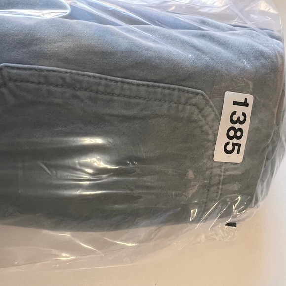 Madewell Velvetteen Wide Leg Crop Pants Dusty Rain Drop Blue High Rise 27 - Picture 11 of 11